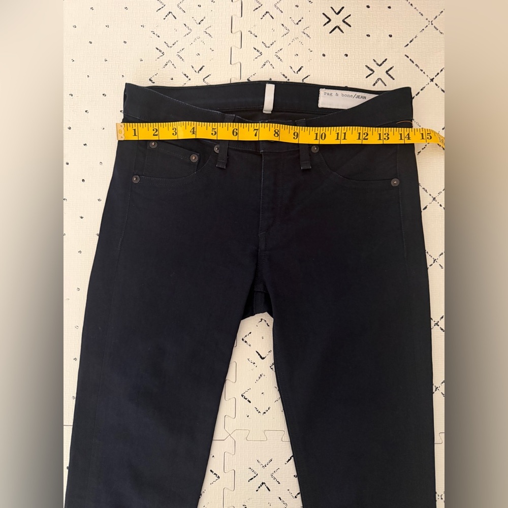 Rag & Bone black skinny jean leggings size 26 - Picture 5 of 8